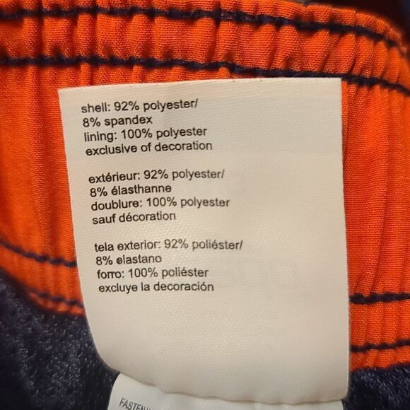 Speedo Blue Striped Swim Trunks Large - Picture 5 of 5